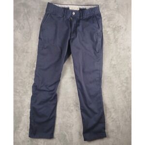 Fat Face Straight Leg Chino‎ Pants Pigment Dyed Navy Blue Men's 32x30 Trouser